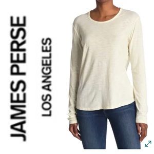 BNWT James Perse long sleeves crew neck size 3